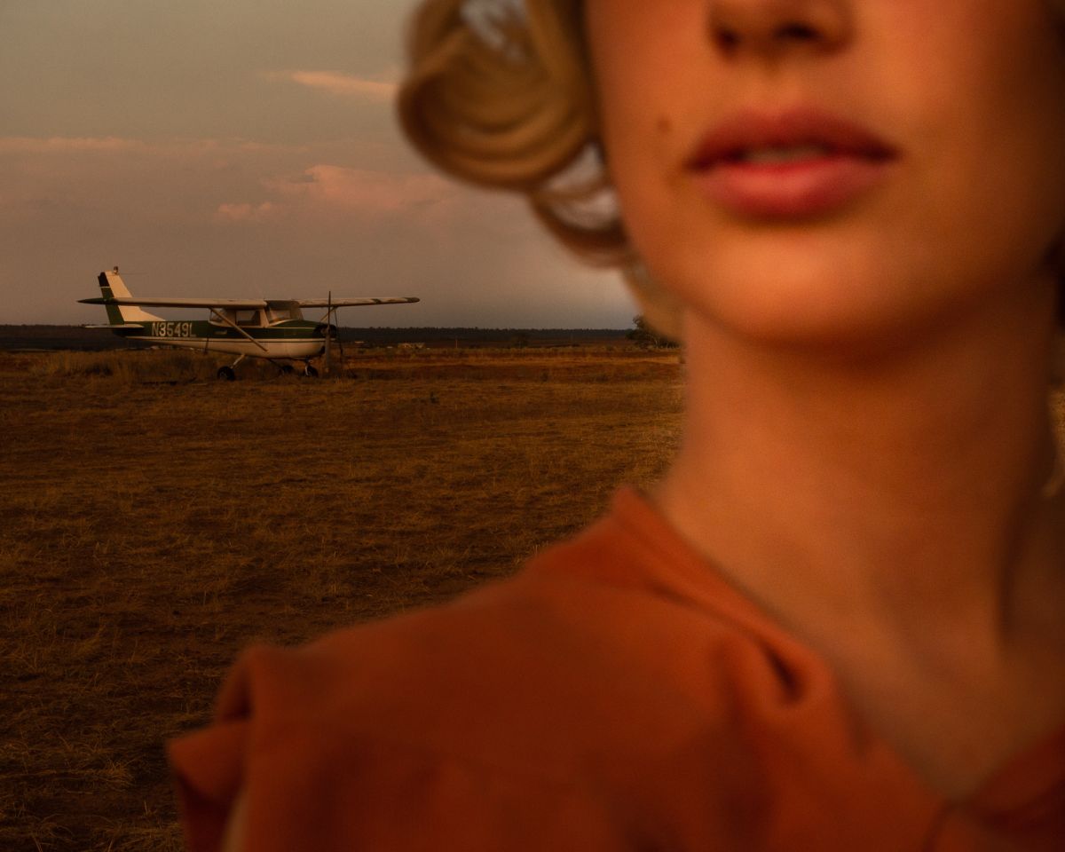 (c) Tania Franco Klein, Proceed To The Route, Plane (Selfportrait)